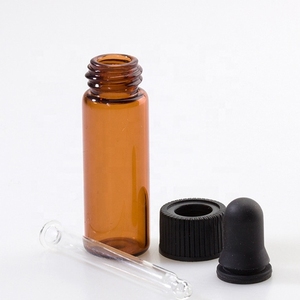 LLG Petit Mini Flacon 1ml <span class=keywords><strong>2</strong></span> 3 5 Petit Flacon En Verre Avec Compte-gouttes Pour Huiles Essentielles Parfums Fluides Pharmaceutiques Réactifs - Product Image 5