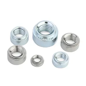 Metrik emperyal 18-8 paslanmaz çelik INOX SS SUS 304 316 316L A2 A4 70 80 yuvarlak altıgen altıgen gömme kör kendinden perçinli somun