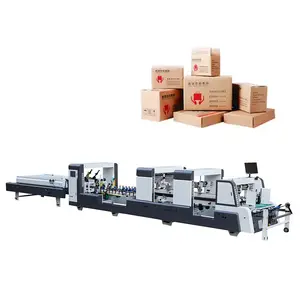 Factory Price Hot Melt Glue Machine Automatic Paper Box Corners Pasting Machine