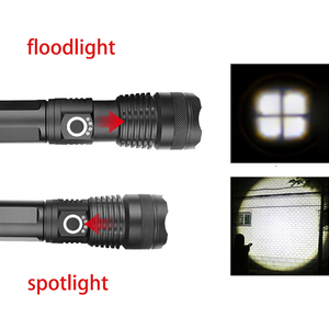 Siêu sáng 1000 lumen có thể sạc lại USB Zoomable Đèn pin công suất cao LED <span class=keywords><strong>Torch</strong></span> Hợp kim nhôm không thấm nước XHP50 Led <span class=keywords><strong>zoom</strong></span> <span class=keywords><strong>Torch</strong></span> - Product Image 2