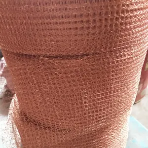 High Quality Copper Knitted Wire Mesh Filter Copper Knitted Mesh Roll Gas-liquid Filter