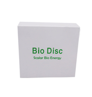 Disque Bio Alpha Spin 4 Écologique à Énergie Quantique avec Ions Négatifs, 2 Disques Bio Alpha Spin en Verre avec Emballage Boîte