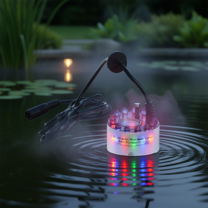 12 LED Projecteur de Brouillard Ultrasonique Lumineux pour Fontaine et Étang Modèle D0100HAJTEV - Product Image 2