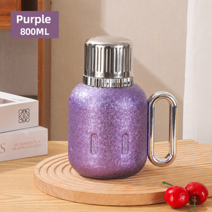 Titanium Coated Insulated <b>Tea</b> Tumbler Large Capacity <b>Tea</b> <b>Infuser</b> Flask with Handle for Business Gift Custom Logo - Product Image 2