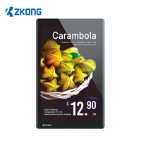 Tablette d'affichage numérique Portable Zkong, écran Led, affichage Lcd, étiquette de prix