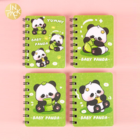 Carnet A7 à spirale avec couverture rigide, 80 feuilles, mignon, kawaii, personnalisé, pour écoliers, vente en gros, économique, pour enfants