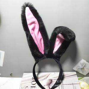 Diadema con Orejas de Conejo de Felpa para Adultos, Accesorios PARA EL Cabello de Lolita, <span class=keywords><strong>Lo</strong></span> Niang KC Beast, Novedad, Venta Al por Mayor - Product Image 2