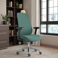 Chaises de bureau ergonomiques en maille verte colorée avec roulettes pour studio d'enregistrement et bureau à domicile, design 2025