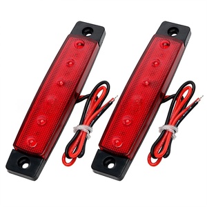 Sistemas de Iluminación Automotriz, Luz Lateral para Camión de 6 LED, Luz para Camión, Luz de Posición Lateral, Luz Lateral de 12V/24V - Product Image 1