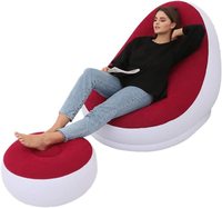 Canapé gonflable multifonctionnel en forme de S personnalisé, meubles sexy pour couples, canapé gonflable