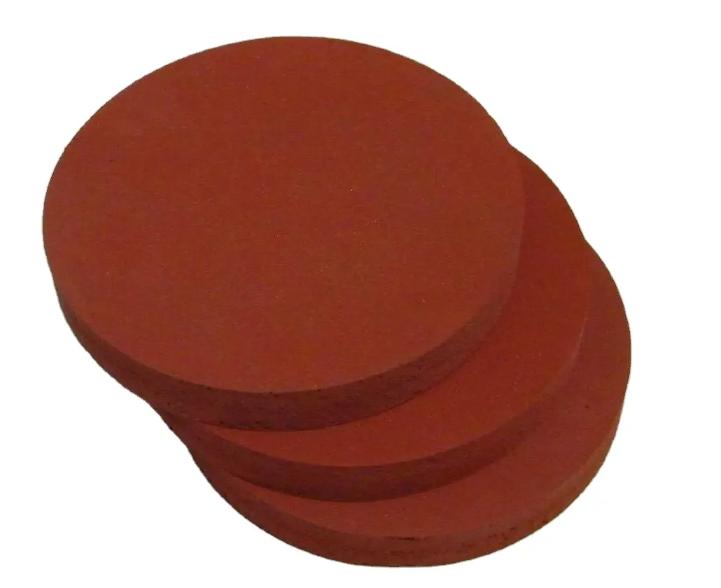 Rouleaux de gel industriel EPDM antidérapants à haute élasticité et fines feuilles de mousse de caoutchouc de silicone rouge souple