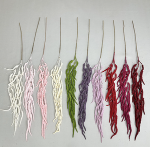 Fiori Artificiali di Amaranto per Soffitti Sospesi, Piante Pendenti 'Lacrime d'Amore', Decorazioni per Sale Matrimoni in Stile Foresta - Product Image 5