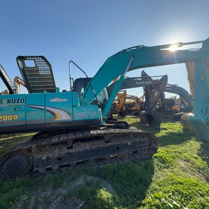 Excavatrice sur chenilles d'occasion Kobelco 20 tonnes SK200D de haute qualité et durable importée du Japon pour chantier de construction - Product Image 1