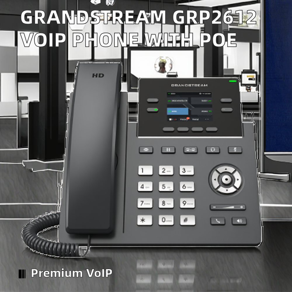 Grandstream GRP2612 Carrier-Grade Wiegand SIP Protocol VoIP Phone with POE GSM Support CN/GUA Origin · image 2