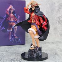 Figura DE ACCIÓN DE 24cm de calidad original de PVC Luffy O Four Emperors, modelo de figura DE ACCIÓN DE Anime-Monkey D. Luffy