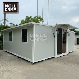 Gemakkelijk Monteren 20ft /40ft Uitbreidbaar Container Huis Vakantie Prefab Huis Villa Vluchtelingen Behuizing Prefab Container Hutten Voor Verkoop