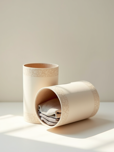 Custom Eco Biodegradable Cylinder Paper Box, Sustainable Cardboard Tube for Clothing Scarf <b>Socks</b> Storage Packaging - Product Image 5