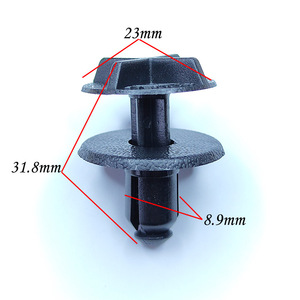 Rivets en nylon à enfoncer, tête à bride de 9 mm de diamètre, pour garniture de panneau Land Rover - Product Image 1