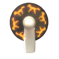 Mini ventilateur portatif de lumière LED ventilateur de message de LED avec l'affichage de Logo personnalisé pour le ventilateur portatif de publicité de lumière de fête de concert de mariage