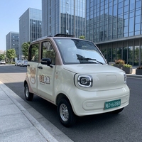 Véhicule de transport électrique à quatre roues entièrement fermé, neuf, 4 places, mini-voiture électrique rose, autonomie 101-200 km, vente en gros