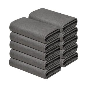 Chiffon de nettoyage <span class=keywords><strong>magique</strong></span> en microfibre sans traces, lot de 6, serviettes de cuisine sans peluches pour <span class=keywords><strong>vitres</strong></span> brillantes, polissage réutilisable, chiffon à vaisselle - Product Image 1