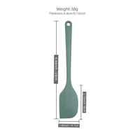Spatule en silicone résistante aux hautes températures, outil de cuisine souple pour la pâtisserie, spatule à crème pour mélanger les gâteaux, ensemble d'ustensiles de cuisson