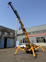Promotion : Grue araignée compacte haute performance de 3 tonnes, hauteur de levage 10 m, rayon d'action 10 m, fournie par l'usine Jindongyu