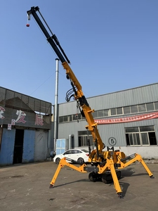 Promotion : Grue araignée compacte de 3 tonnes à haute performance, double alimentation, mini-grue sur chenilles, équipement au meilleur prix, directement de l'usine. - Product Image 4