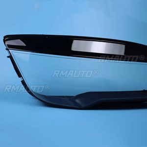 Pour Audi A7 S7 RS7 2015 2016 2017 2018 Cache-phare avant Couvercle de phare Coque de lampe Lentille transparente en plexiglas - Product Image 4