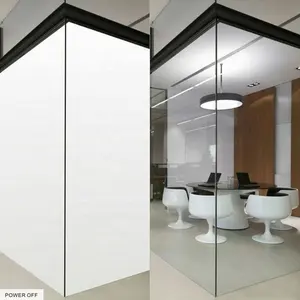 Commercial Laminated Glass Smart Partition PDLC Switchable Film Smart Glass