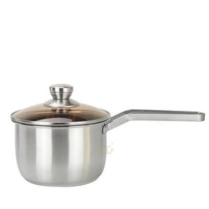 Olla de cocina de acero inoxidable con asas, sartén para salsa, olla de acero inoxidable, estufas de vientre, precio más barato - Product Image 3