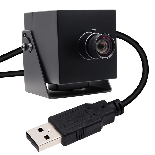 ELP Wide Angle No Distortion 48MP Webcam 8K Mini PC Camera IMX586 CMOS Ultra HD 6000P Industrial Vision Webcam for Computer