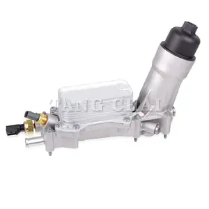 Gruppo adattatore alloggiamento filtro olio radiatore olio motore in alluminio 68310865AB 68105583AF per motore Dodge Jeep Chrysler Ram 3.6L V6
