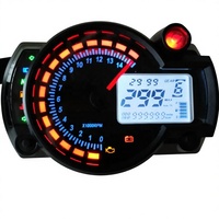 Compteur de vitesse numérique universel étanche 12V DUOGAO avec écran LCD, odomètre et tachymètre pour motos, coque noire – Meilleures ventes