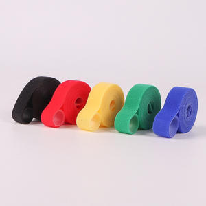 Attaches-câbles en nylon écologiques double face, imperméables, à boucles auto-agrippantes, pour le rangement à la maison, au bureau, en classe - Product Image 2