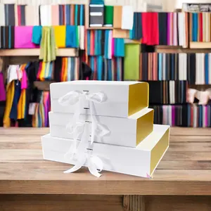 OEM ODM foldable corrugated cardboard counter display box cajas de carton para envios personalizadas clothing fold paper boxes