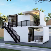 Bâtiment de bureau préfabriqué modulaire de style chinois en forme de pomme, structure en acier, alimenté à l'énergie solaire, écologique, design moderne