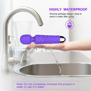 Frauen Klitoris Adult Mastur bator Sexspielzeug USB Beton <span class=keywords><strong>Dildo</strong></span> Vagina AV Wand <span class=keywords><strong>Vibrator</strong></span> - Product Image 2