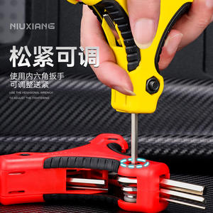 CHTON Kawataku – jeu de clés hexagonales pliantes, 9 pièces, outil multifonction en acier au chrome vanadium rouge et jaune - Product Image 2