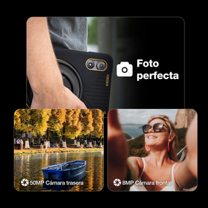 Tableta Robusta AGM PAD P2 Active de 11 Pulgadas, 90Hz, IP68, IP69K, 8000mAh, Android 14, 8GB, 256GB, 4G LTE, 50MP, para Obras y <span class=keywords><strong>Campo</strong></span> - Product Image 4
