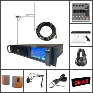 Kit Completo de Estación Transmisora <span class=keywords><strong>FM</strong></span> de 300W con Mezclador, Micrófono y DSP |   100-240V |   Uso en <span class=keywords><strong>Radio</strong></span> e Iglesia |   CE/FCC - Product Image 3
