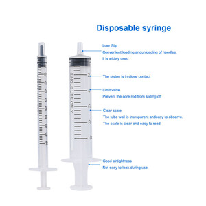 Jeringa Médica Liderson con Certificación CE Clase II, Estéril, Desechable, de Plástico, de 3 Partes, con Conexión Luer Slip, para Inyección Hipodérmica - Product Image 3