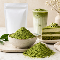 Thé vert Matcha de qualité cérémonielle, poudre de thé en vrac moulue finement, thé santé, nouvelle offre OEM en vrac en bouteille/boîte/sac/sachet