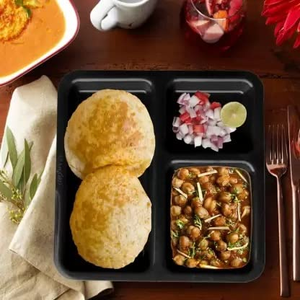 Barquettes alimentaires en CPET à compartiments, hermétiques, de qualité alimentaire, compatibles micro-ondes, pour la vente en gros - Product Image 5
