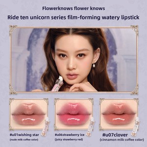[Offre exclusive pour un nouveau produit] Flower Knows Knight Unicorn Lipstick <span class=keywords><strong>Blush</strong></span> Face Powder Starlight Gift Box 5 pièces - Product Image 1