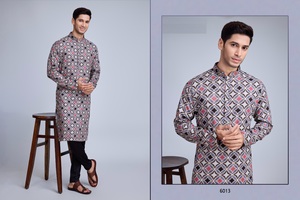 Le nouveau festival exclusif porte la kurta pour hommes pour les occasions spéciales telles que les fêtes de mariage et les festivals - Product Image 6