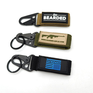 YYX grosir hadiah promosi dengan lembut karet Laber gantungan kunci Velcro Stick gantungan kunci - Product Image 1