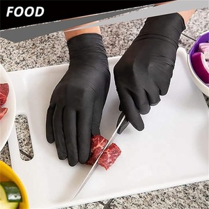 Boîte de 100 gants en nitrile jetables pour le nettoyage domestique, les salons de beauté, sans <span class=keywords><strong>poudre</strong></span> ni latex, gants en nitrile vinyle - Product Image 5