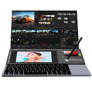 2023 ZBOOK UX582 인텔 코어 i7 10 더블 디스플레이 게임 터치 듀얼 스크린 컴퓨터 포털 외부 그래픽 카드 노트북