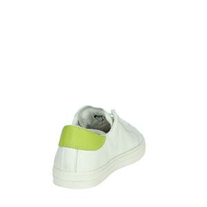 D.A.T.E. Zapatillas Deportivas para Niña, Blancas y Verdes, de Piel, de Caña Baja, Informales - Product Image 3